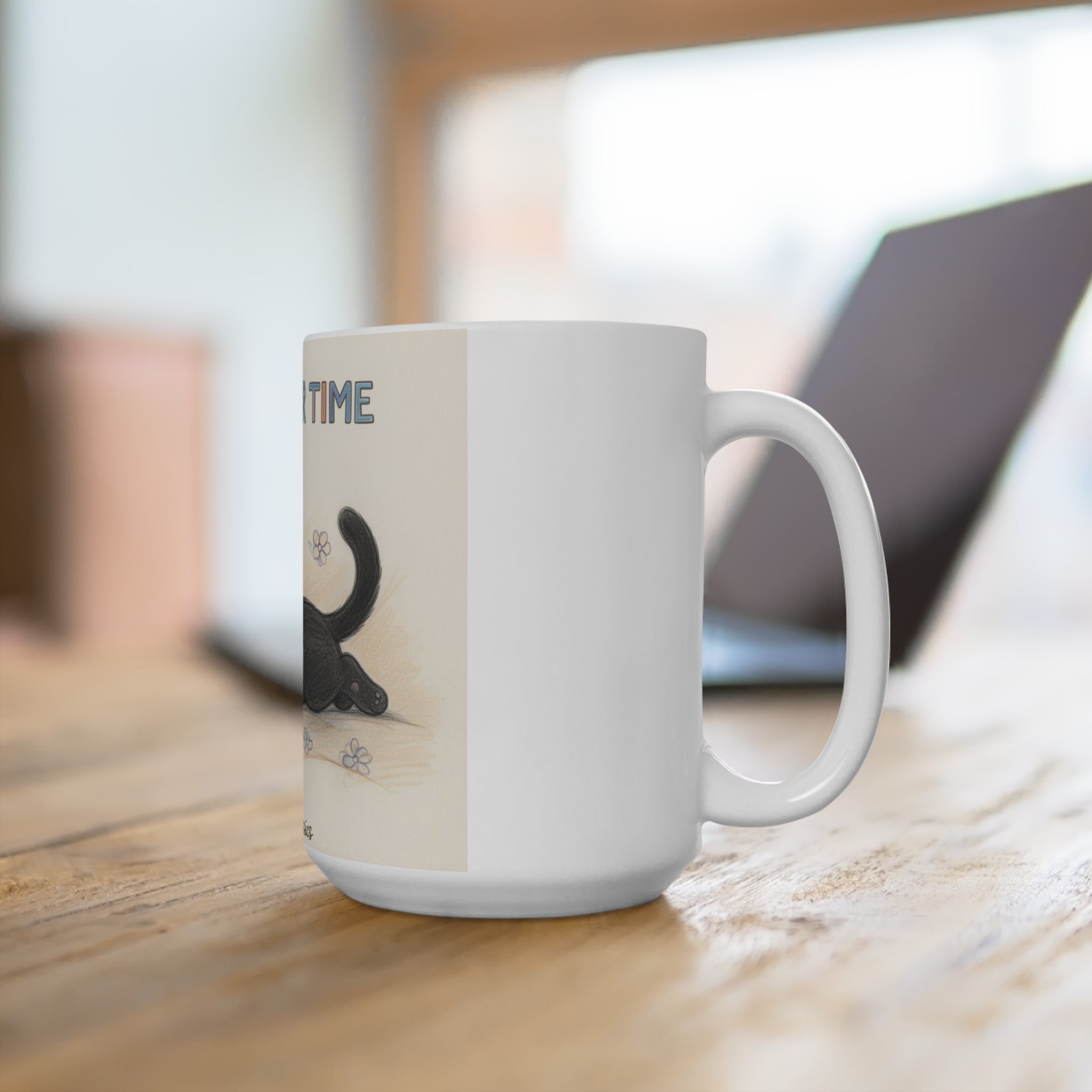 TAKE YOUR TIME Cat Mug 15oz