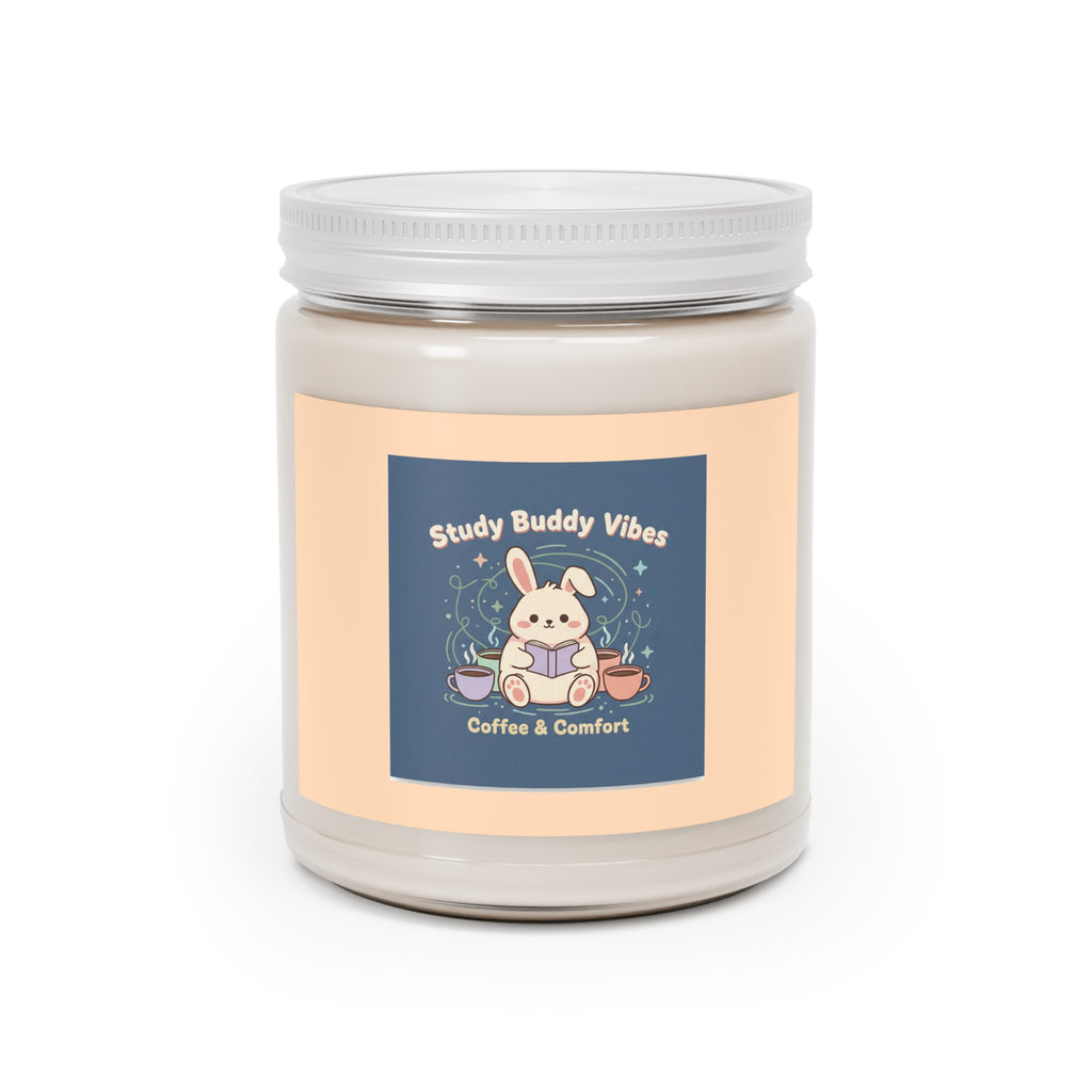 Bunny Scented Candle – Study Buddy Vibes Coffee Comfort
