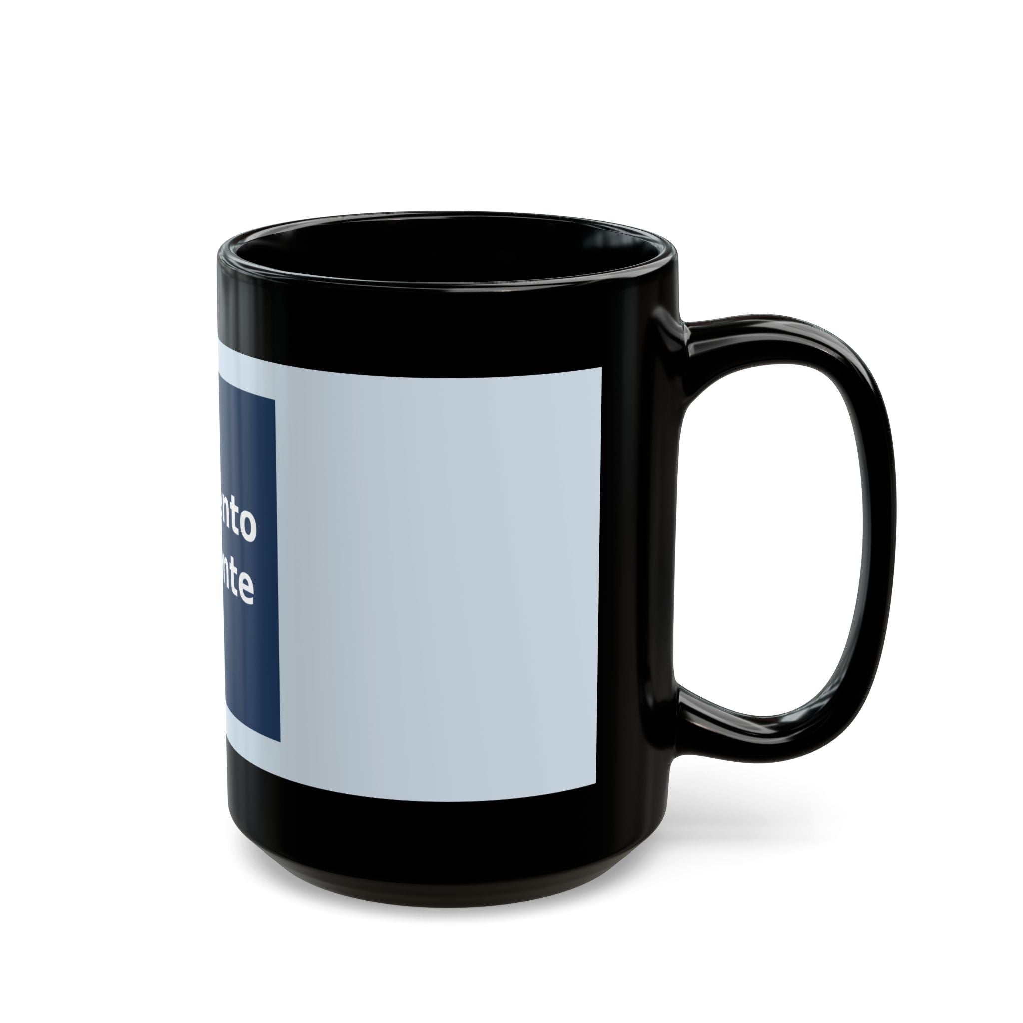 "Momento presente" Black Cat Black Mug | College Girl Gift | Fashion | KayKay Classics