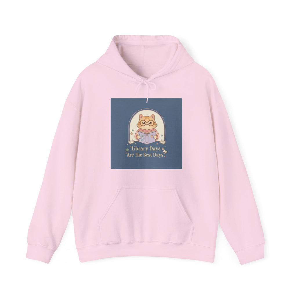 Cat Hoodie – Library Days Are the Best Days