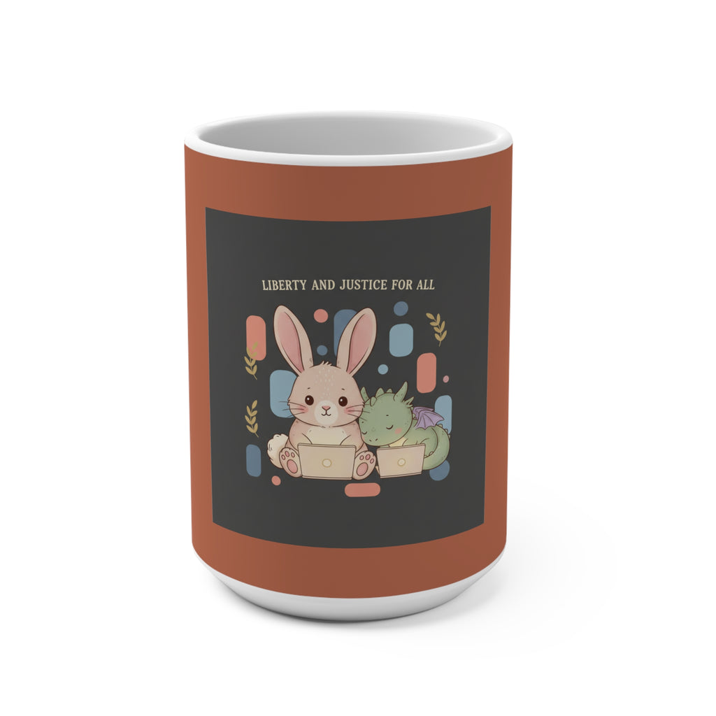 Dragon Mug 15oz – Liberty and Justice for All