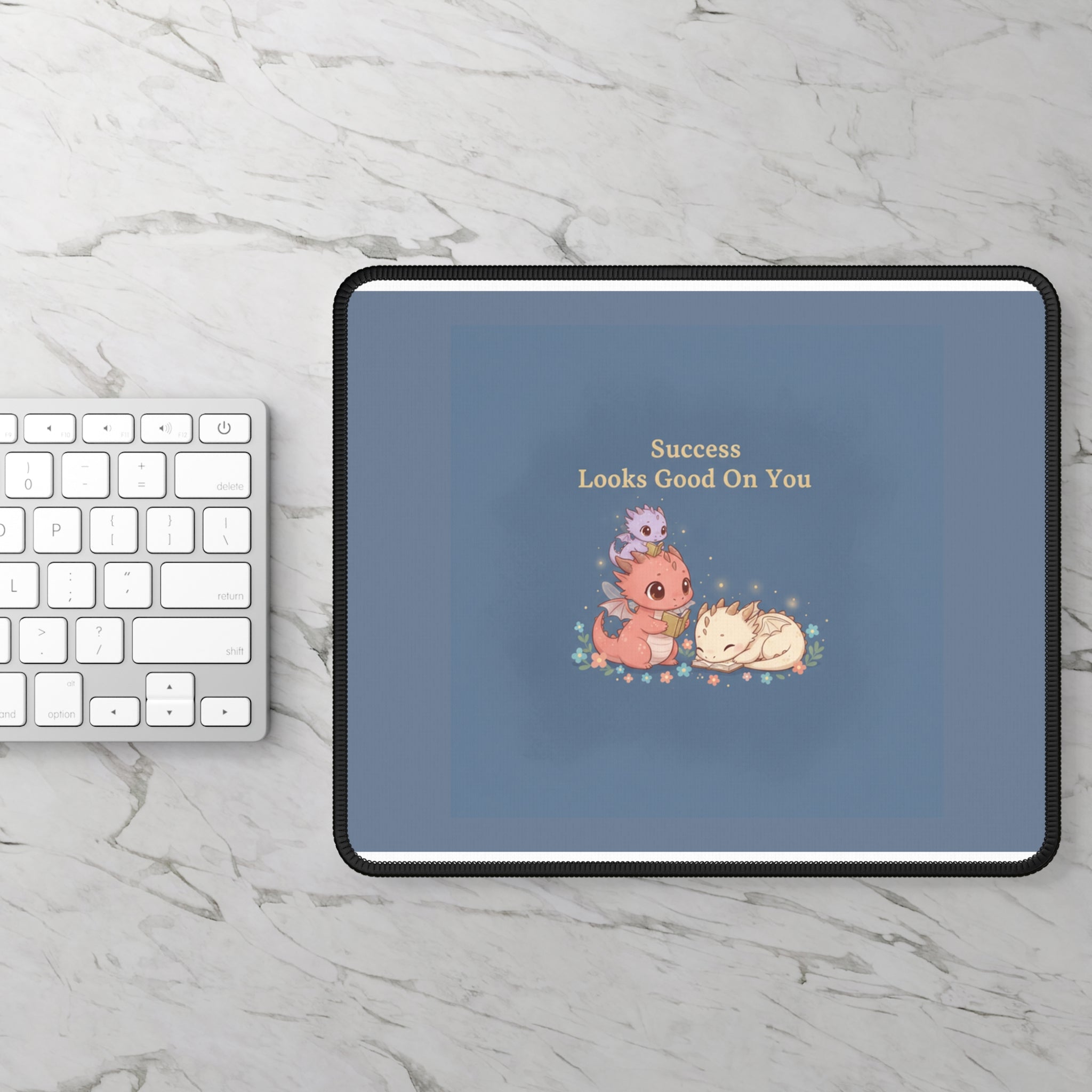 Baby Dragons Mouse Pad – Success Looks Good on You