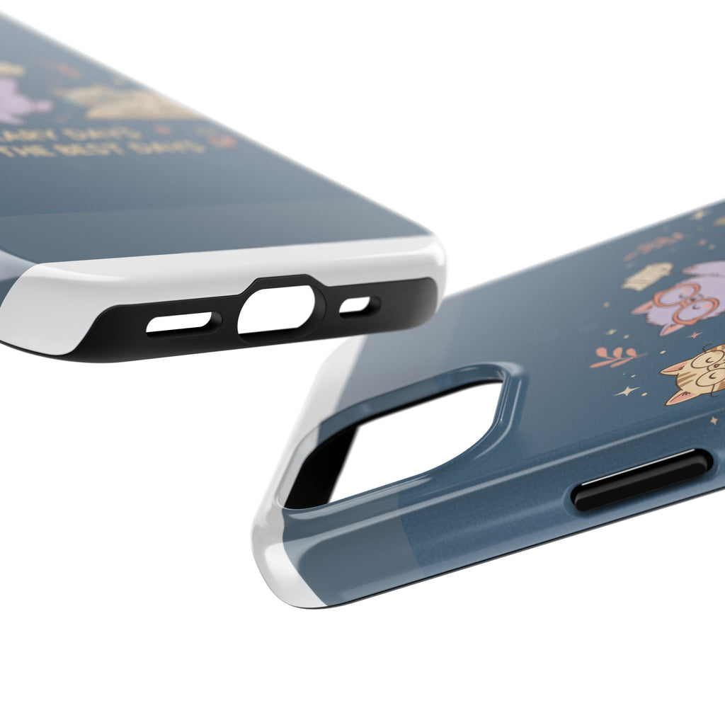 Cats With Glasses Tough Phone Case – Library Days Are the Best Days