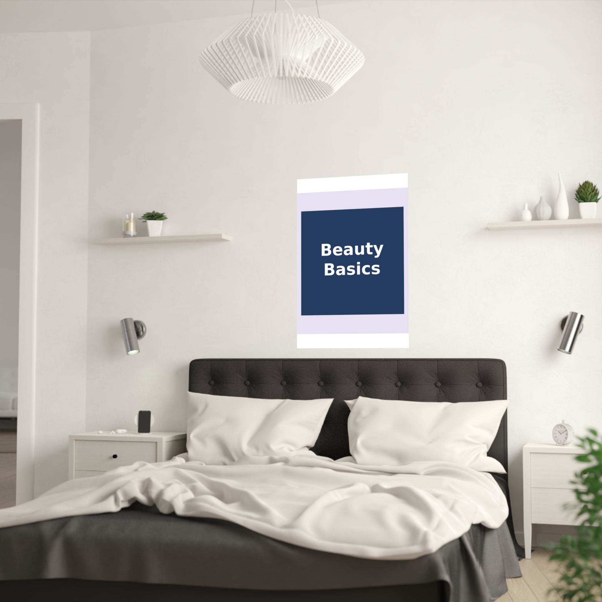 "Beauty Basics" Black Cat Poster | College Girl Gift | Fashion | KayKay Classics