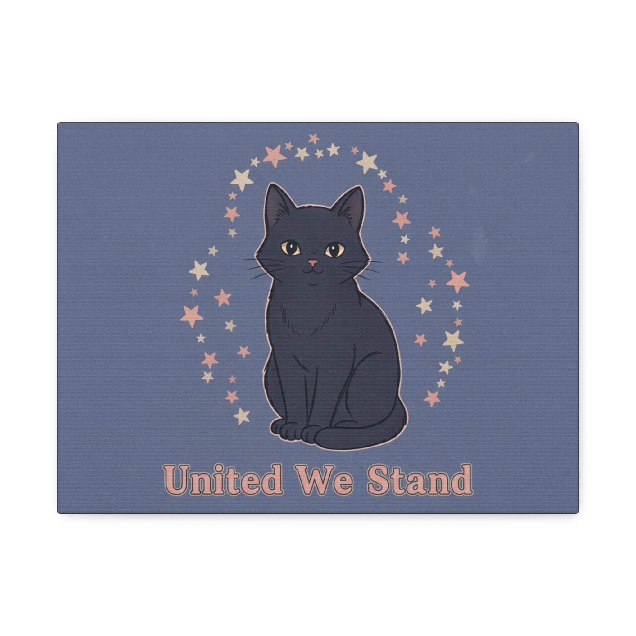 Black Cat Canvas Print – United We Stand