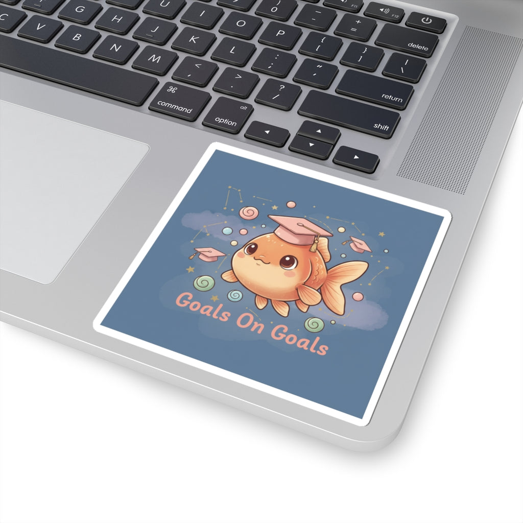 Goldfish Kiss-Cut Sticker – Goals on Goals