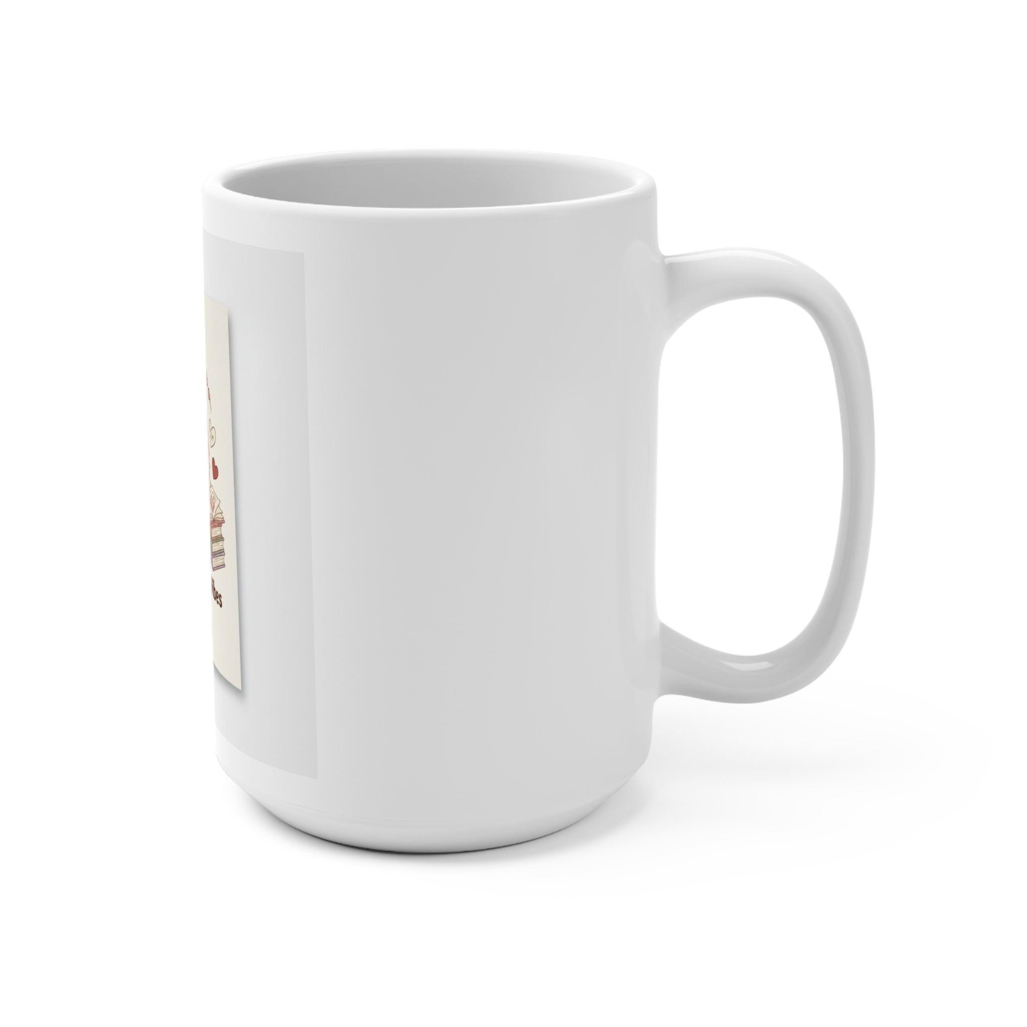 Study Buddy Vibes Cat Mug 15oz