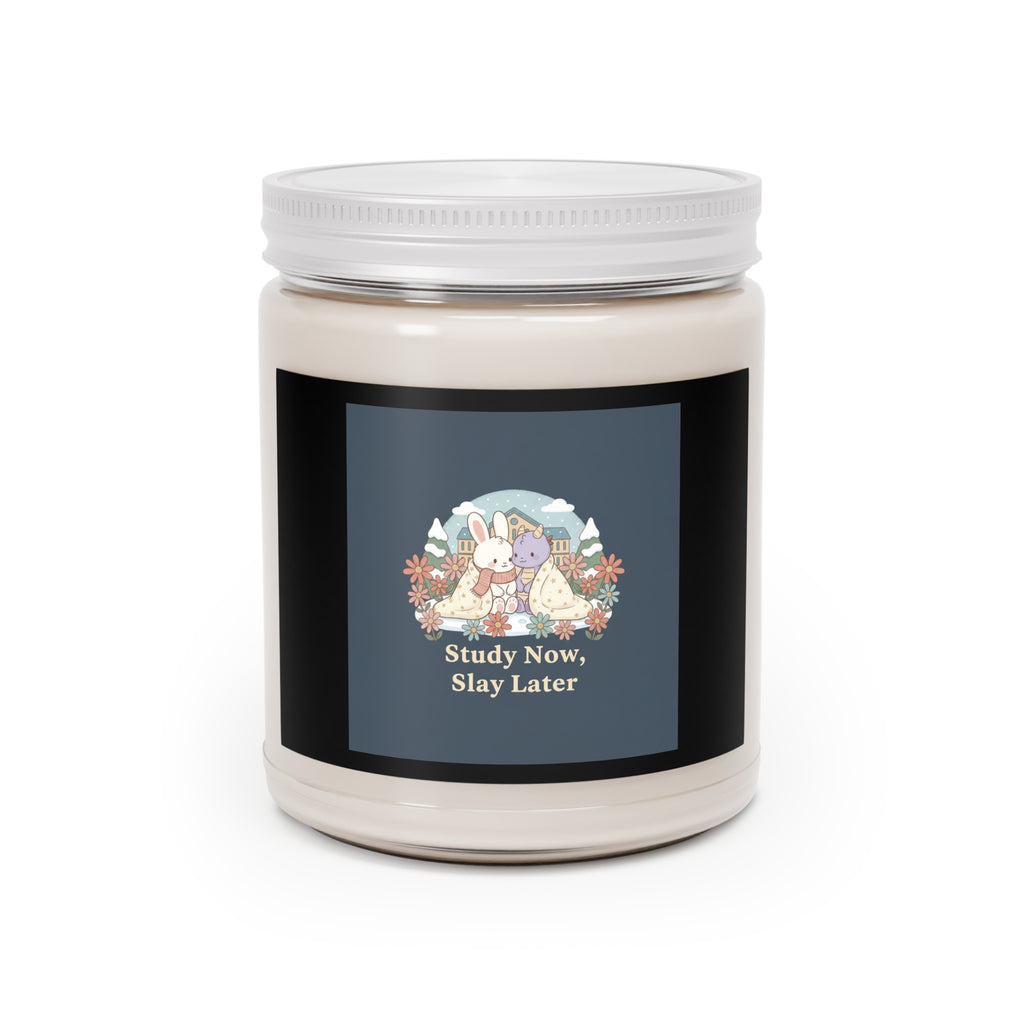 Study Now, Slay Later Bunny, unicorn Scented Candle