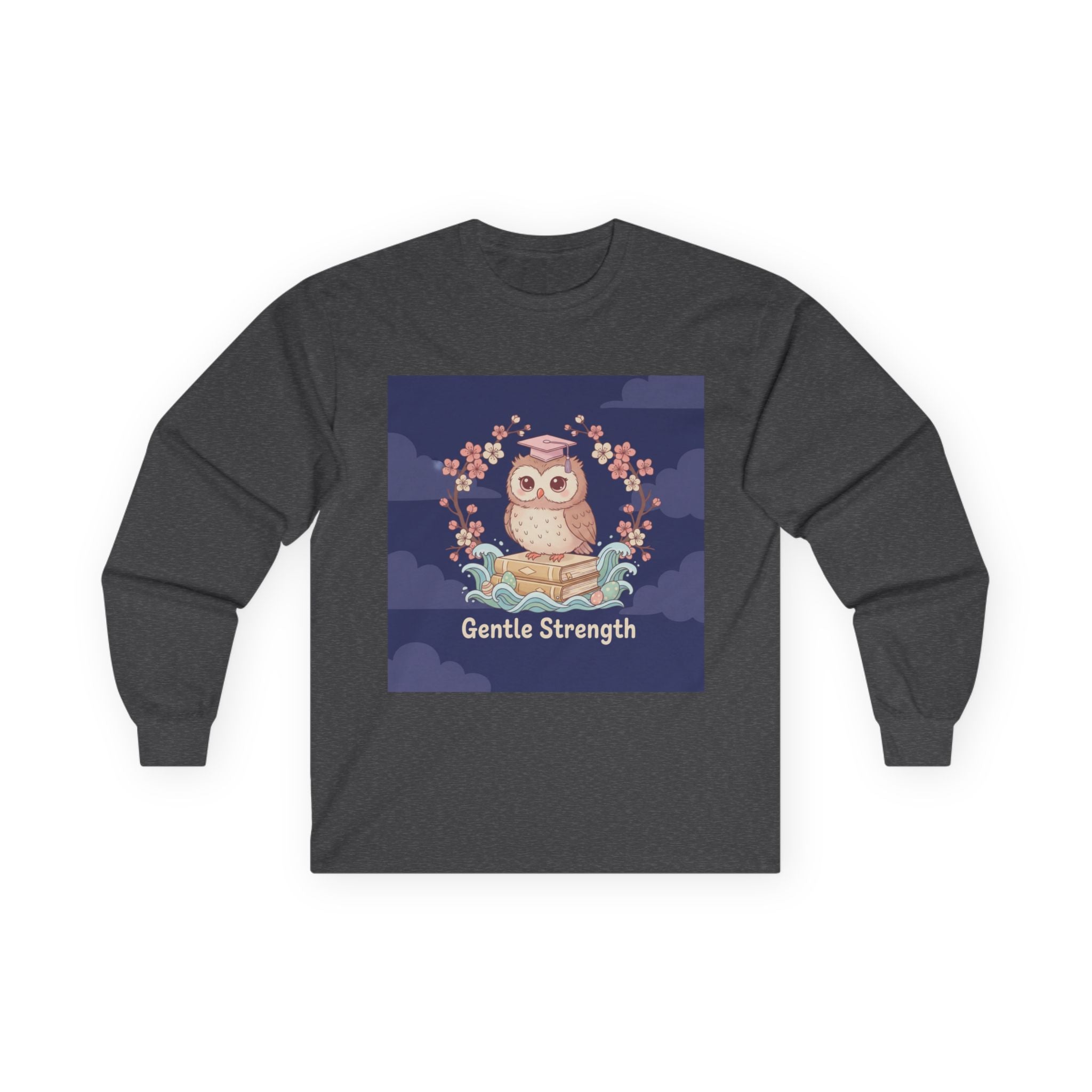 Owl Long Sleeve Tee – Gentle Strength