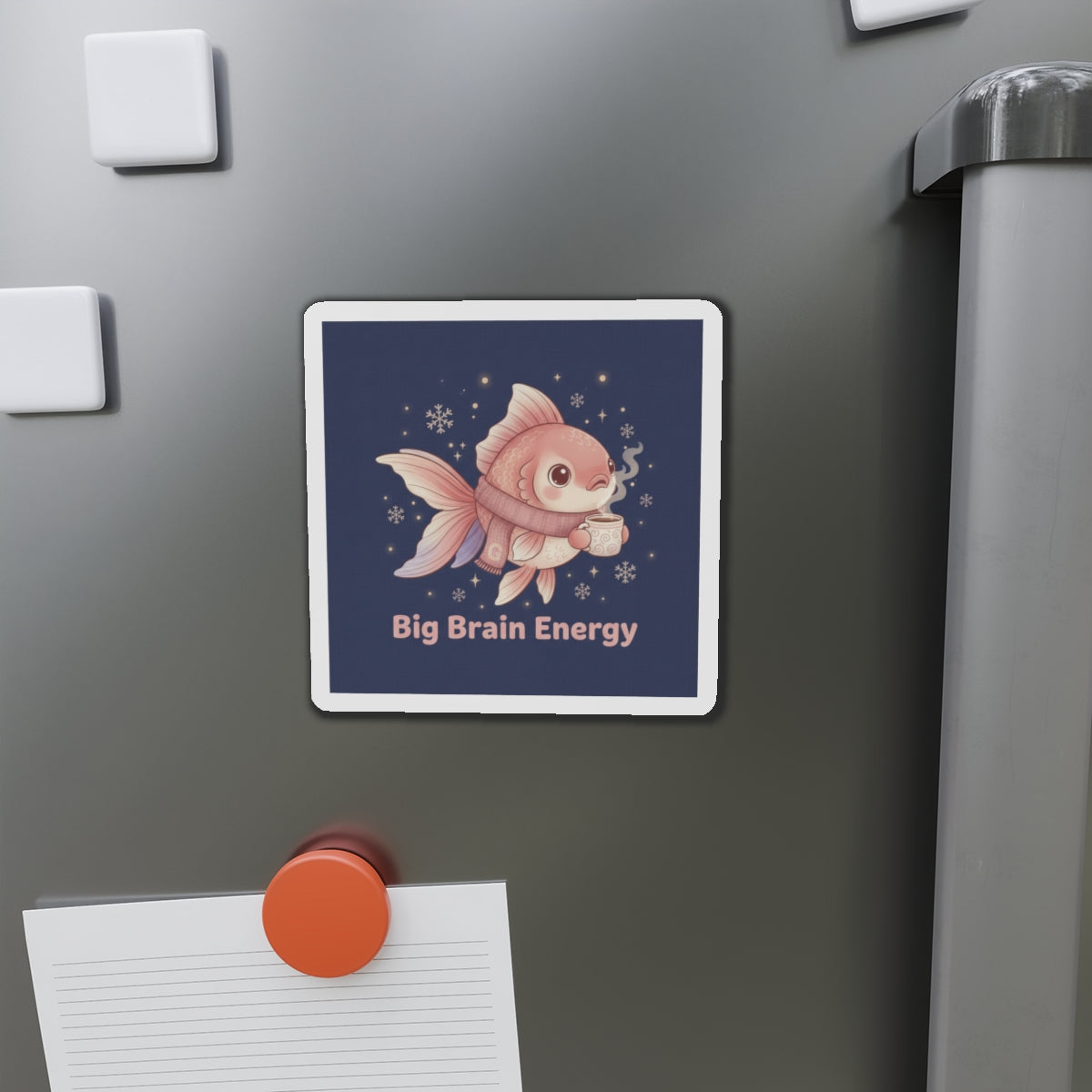Bear Die-Cut Magnet – Big Brain Energy