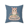 Bunny Square Pillow – Bloom at Your Own Pace