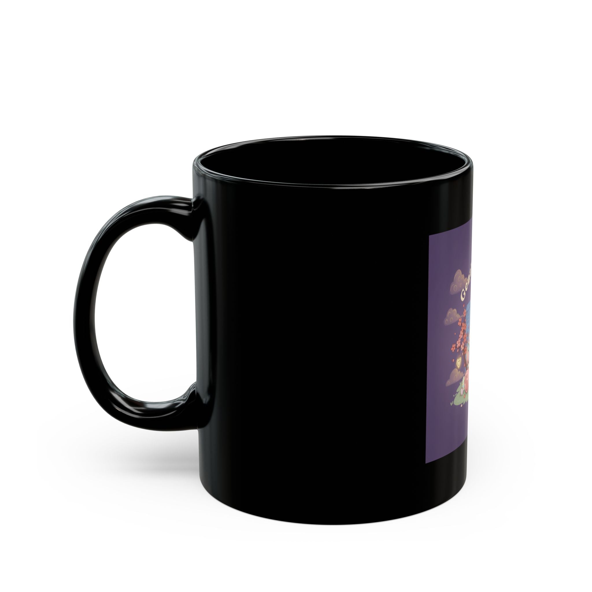 Bear Black Mug 11oz – Gentle Strength