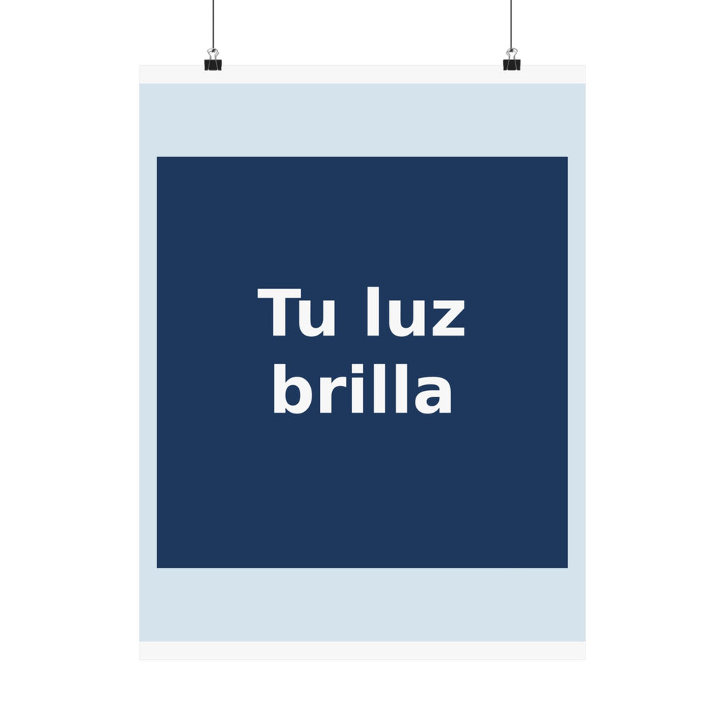 "Tu luz brilla" Black Cat Poster | Trendy Gift for Her | Lifestyle | KayKay Classics