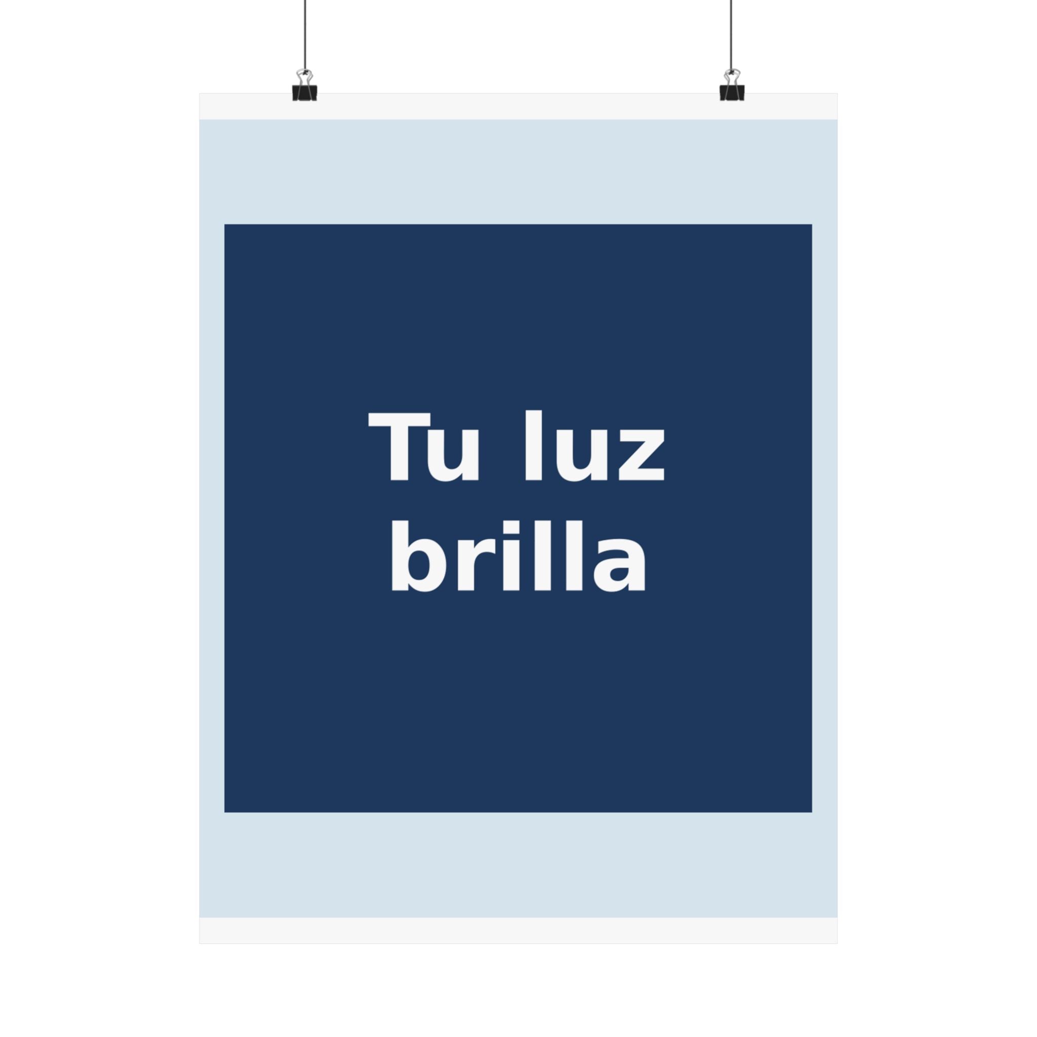 "Tu luz brilla" Black Cat Poster | Trendy Gift for Her | Lifestyle | KayKay Classics