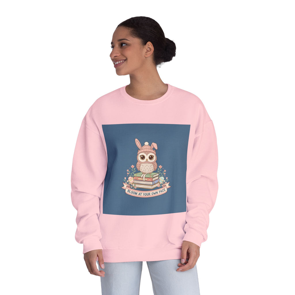 Bunny Crewneck Sweatshirt – Bloom at Your Own Pace