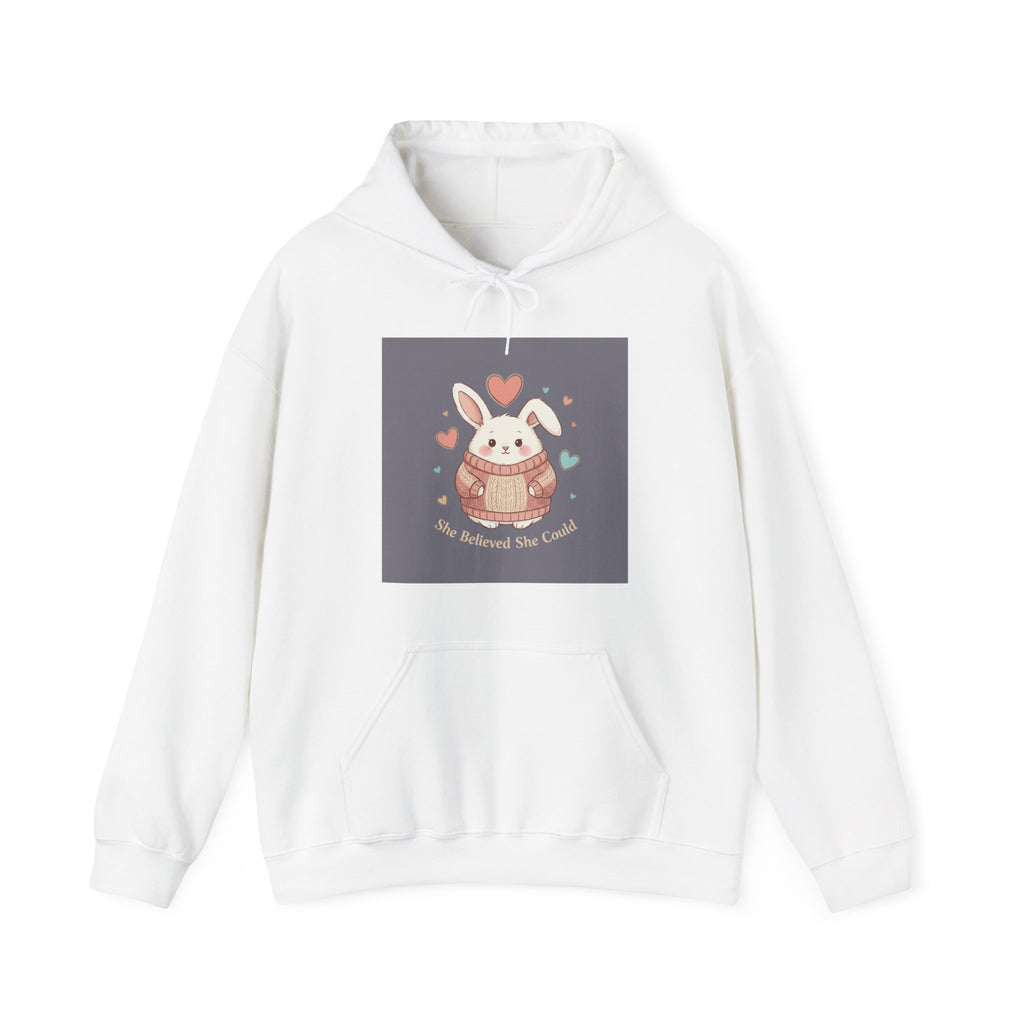 Bunny Hoodie – She Believed She Could