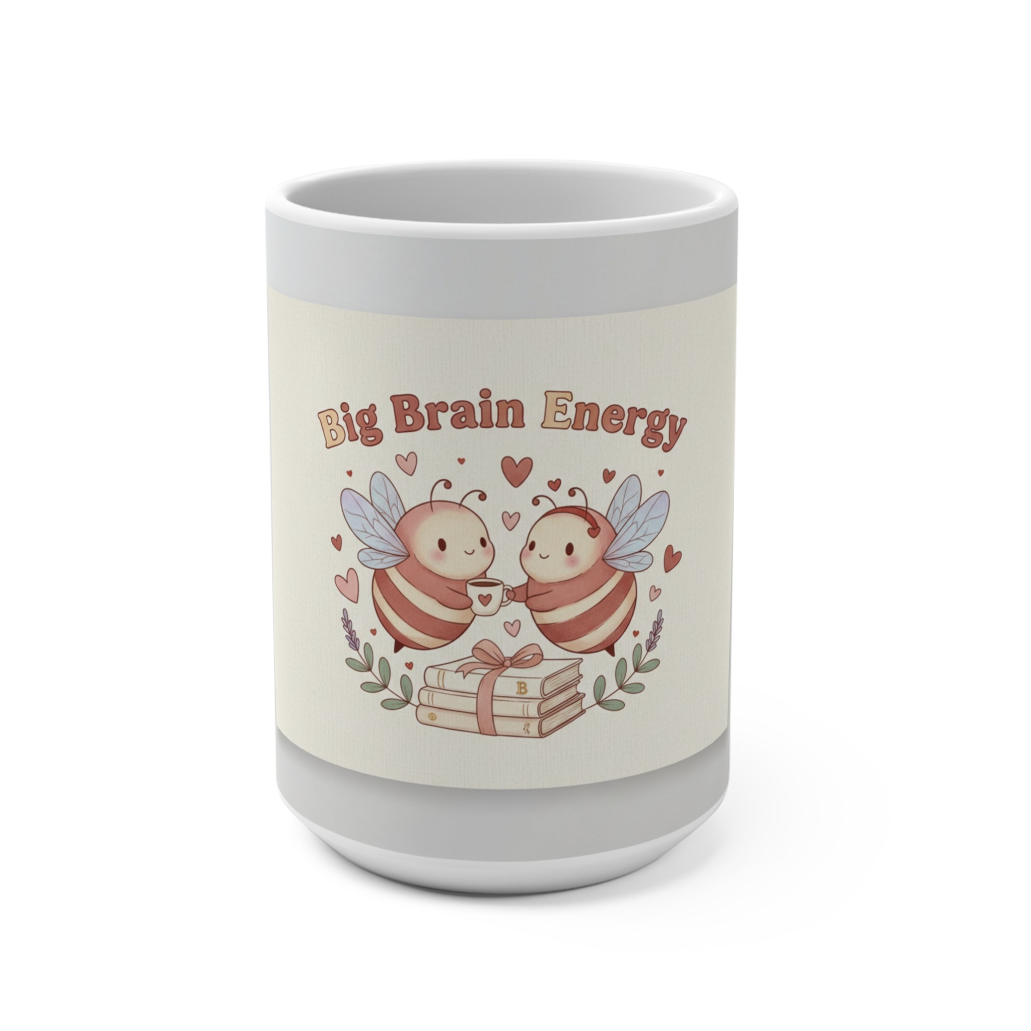 Big Brain Energy Bees Mug 15oz