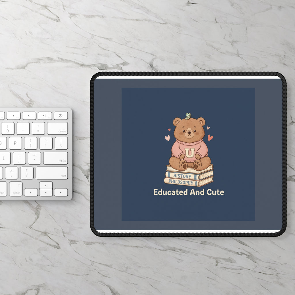 Bear Mouse Pad – Educated and Cute