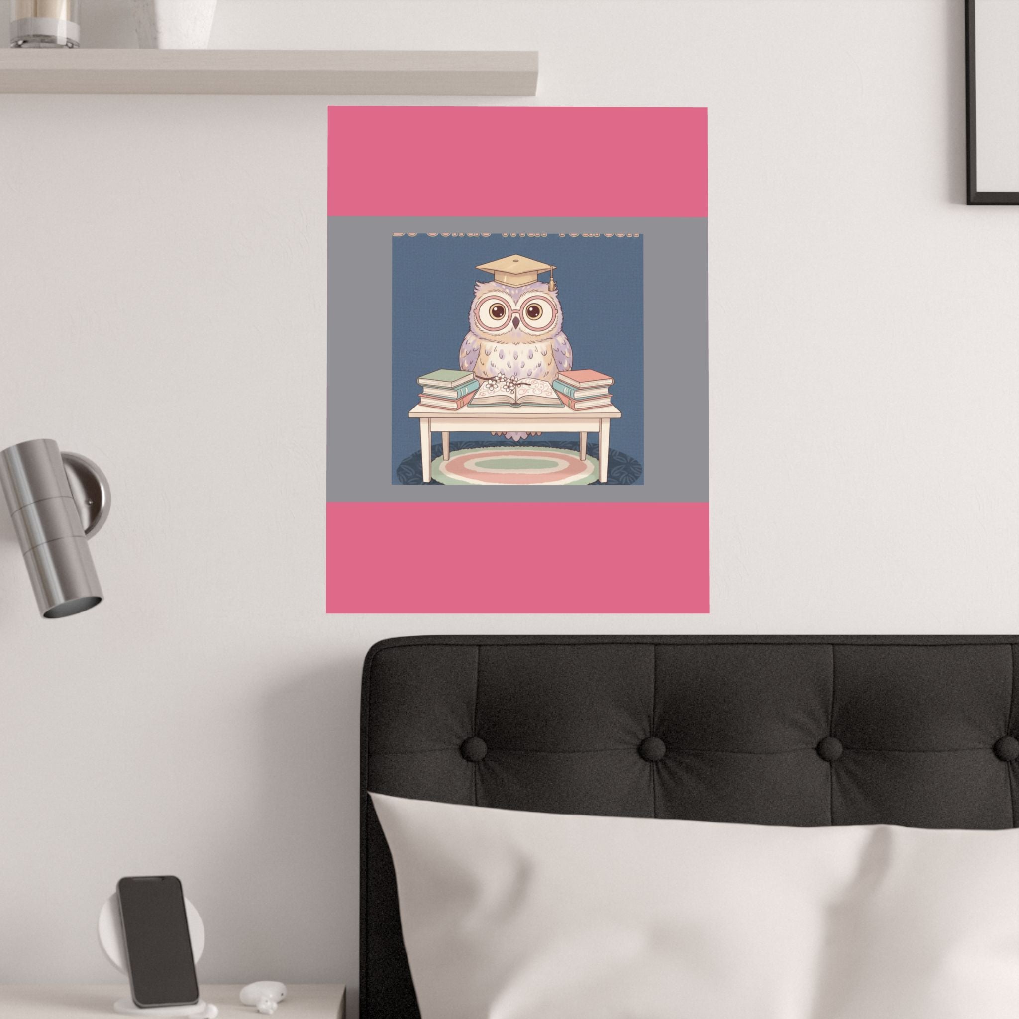 Owl Poster – Be Gentle With Yourself