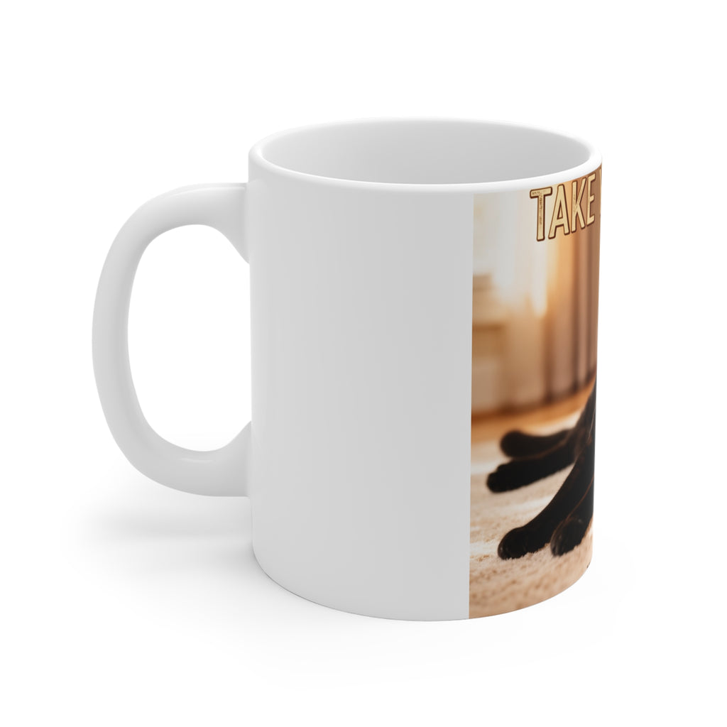 TAKE YOUR TIME Cat Mug 11oz