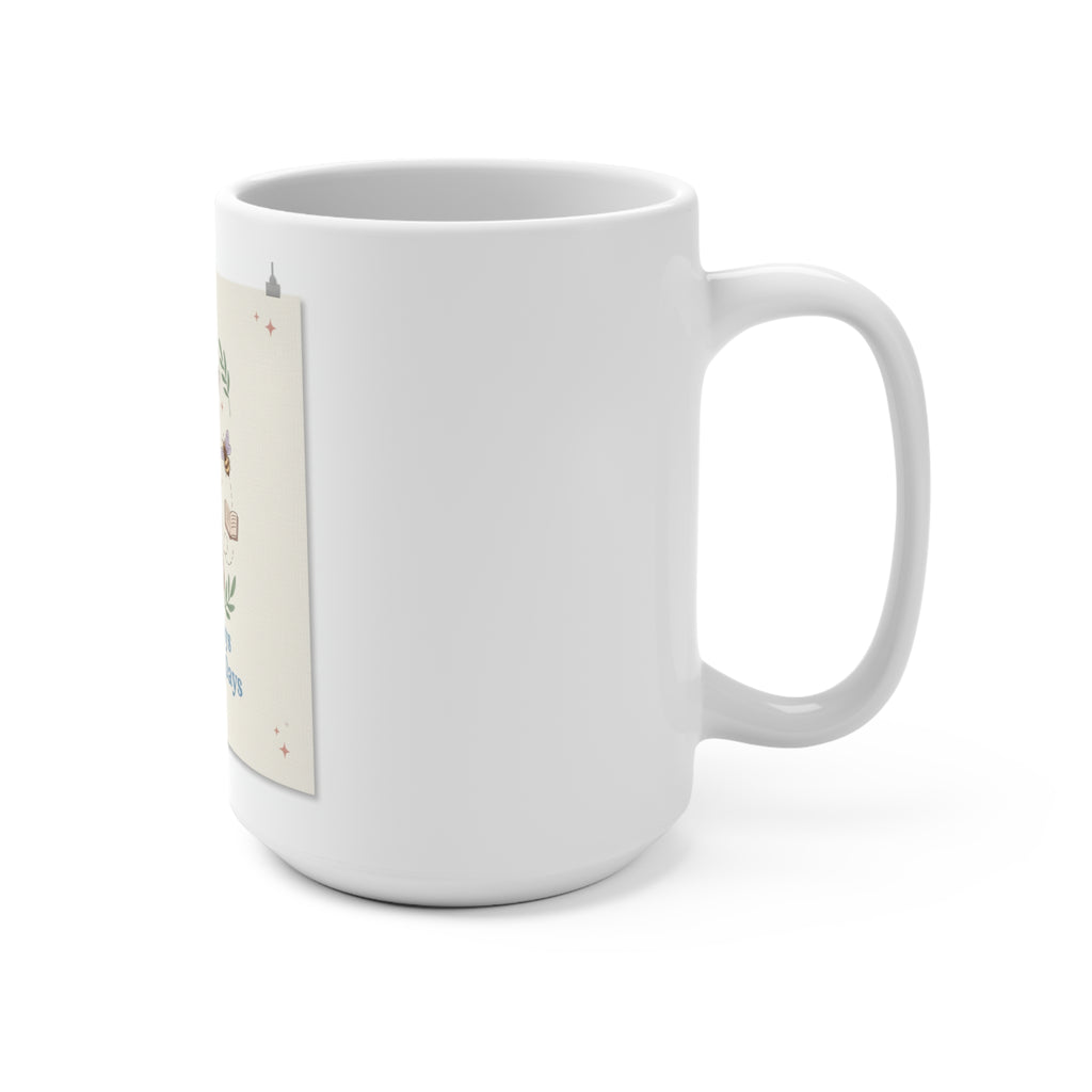 Library Days Are The Best Days Giraffe Mug 15oz