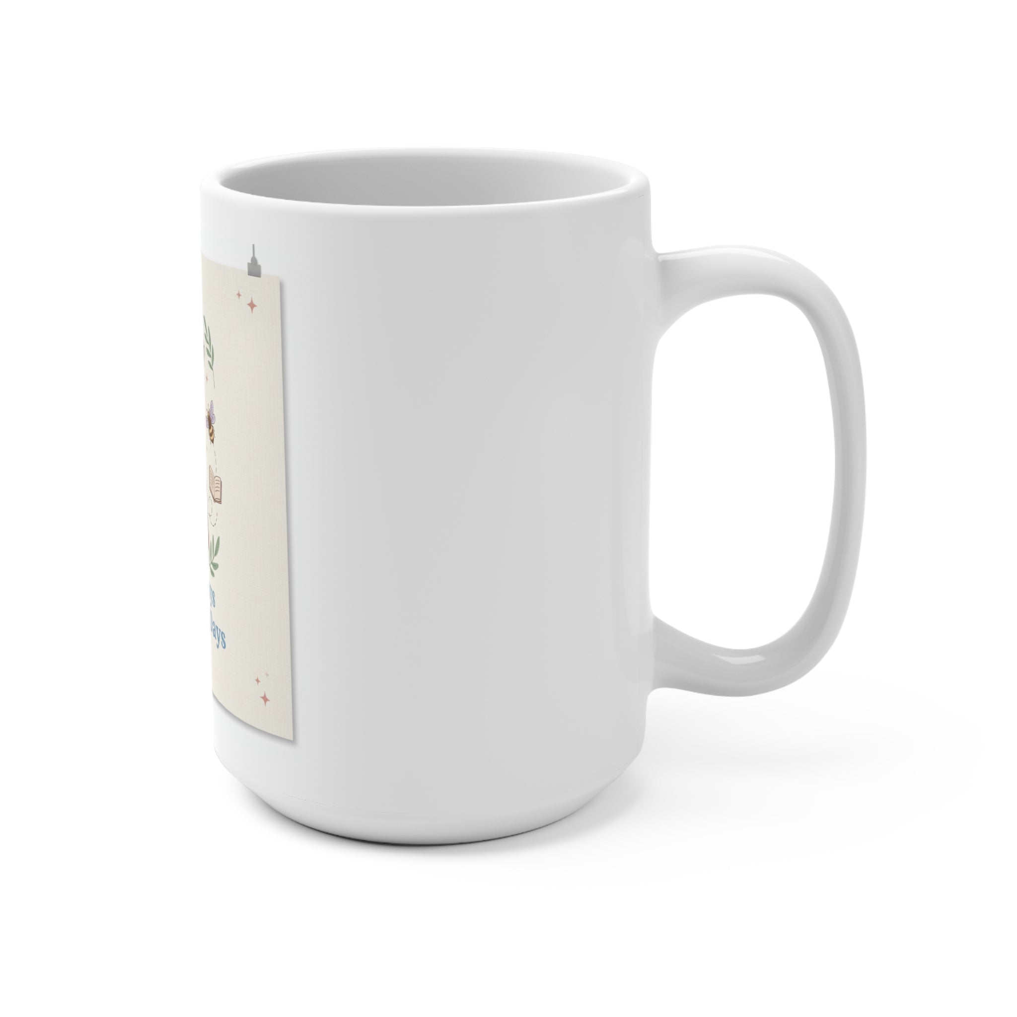 Library Days Are The Best Days Giraffe Mug 15oz