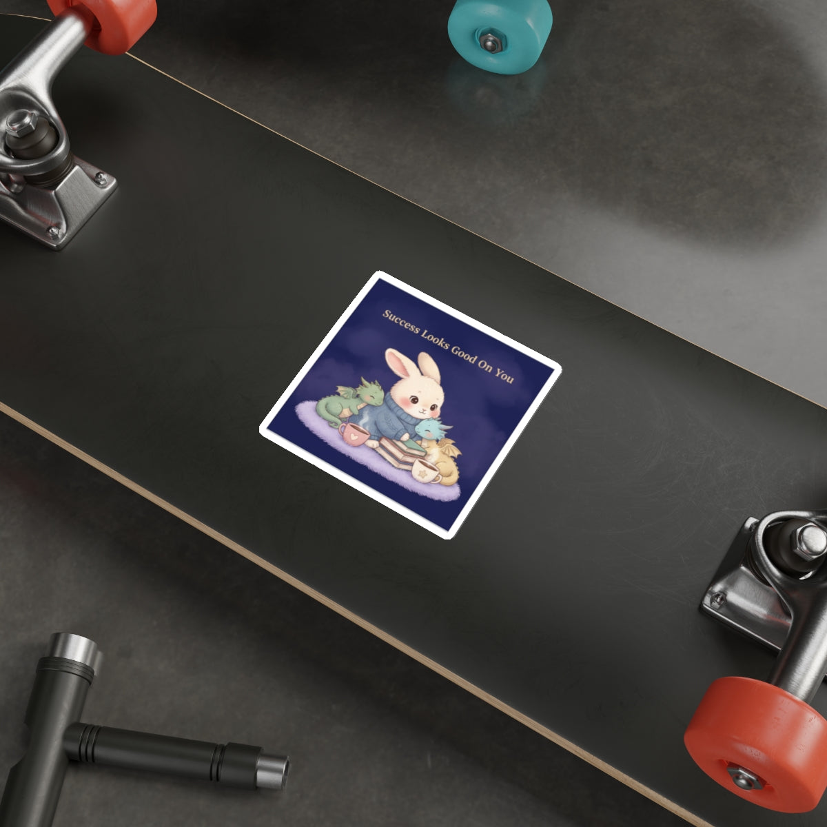 Bunny Die-Cut Sticker – Success Looks Good on You