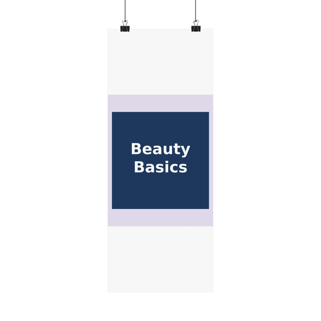 "Beauty Basics" Black Cat Poster | College Girl Gift | Fashion | KayKay Classics