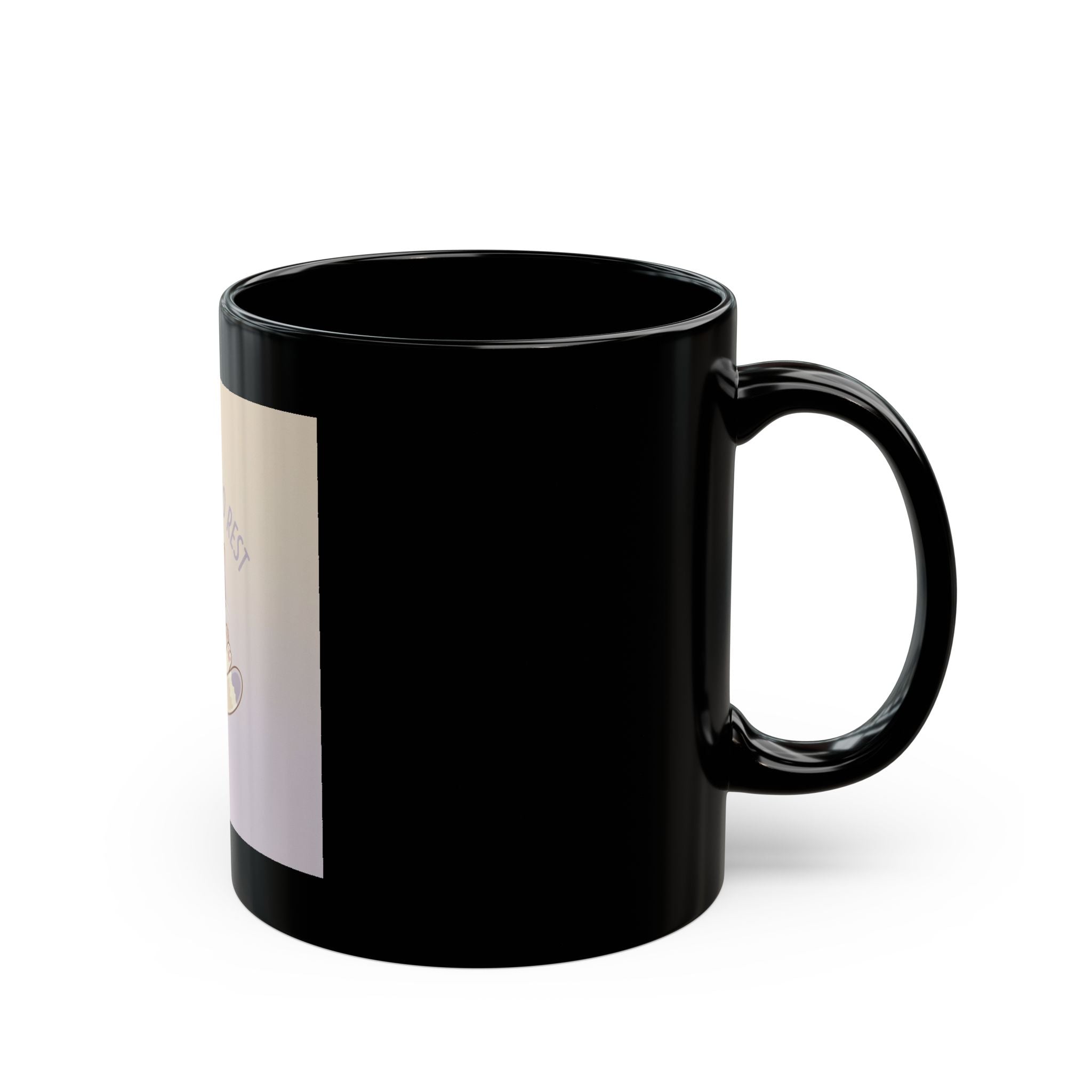ITS OKAY TO REST Black Mug