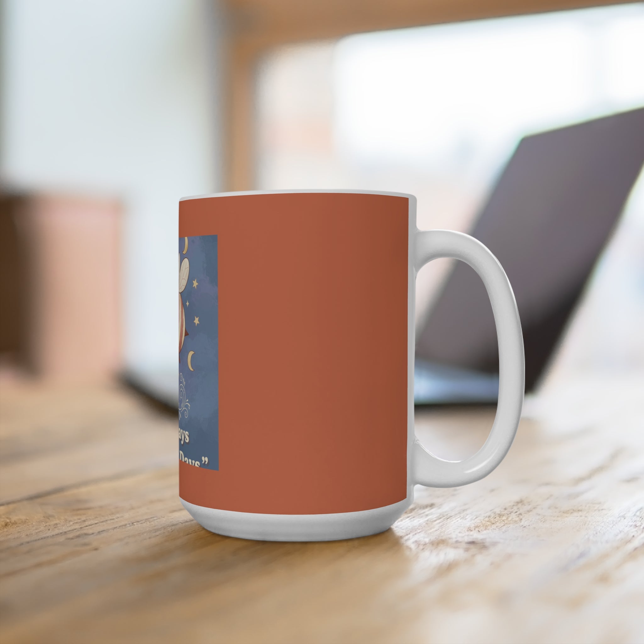 Bee Mug 15oz – Library Days Are the Best Days