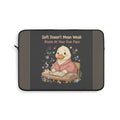 Duck In A Cardigan Laptop Sleeve – Soft Doesnt Mean Weak Bloom at Your Own