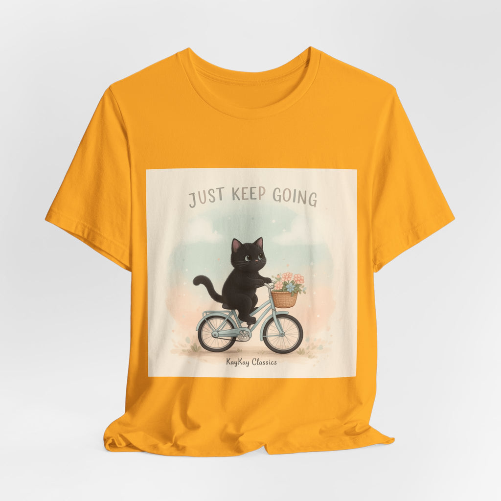 "Design" Black Cat Women Tee | College Girl Gift | Fashion | KayKay Classics