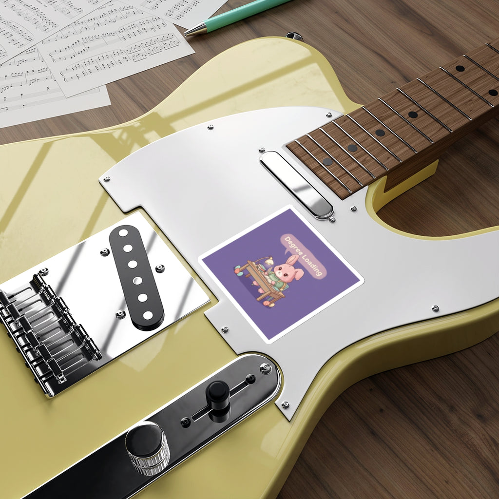 Bunny Die-Cut Sticker – Degree Loading