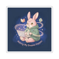 Rabbit Die-Cut Sticker – Making My Dreams Happen