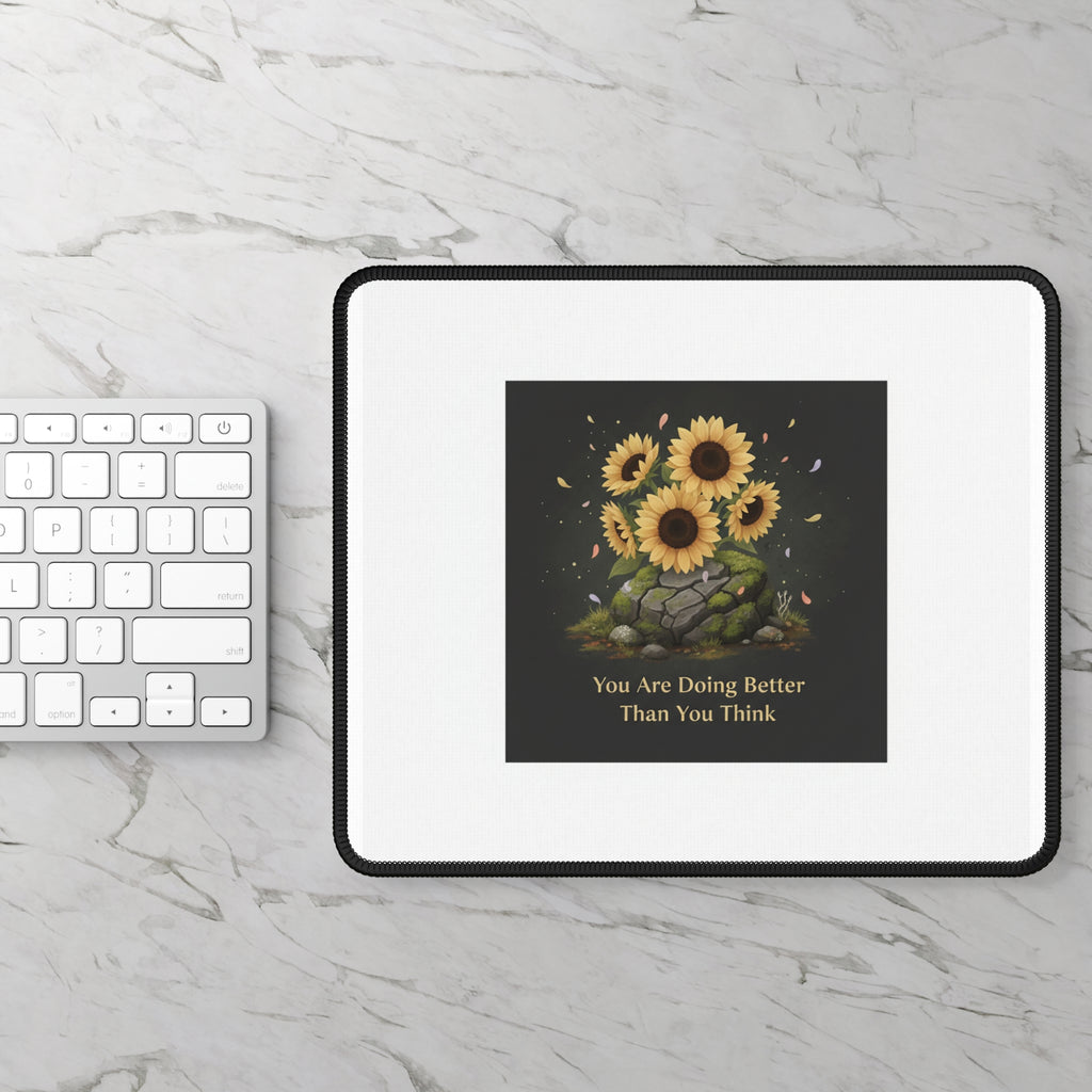 Sunflowers Mouse Pad – You Are Doing Better Than You Think