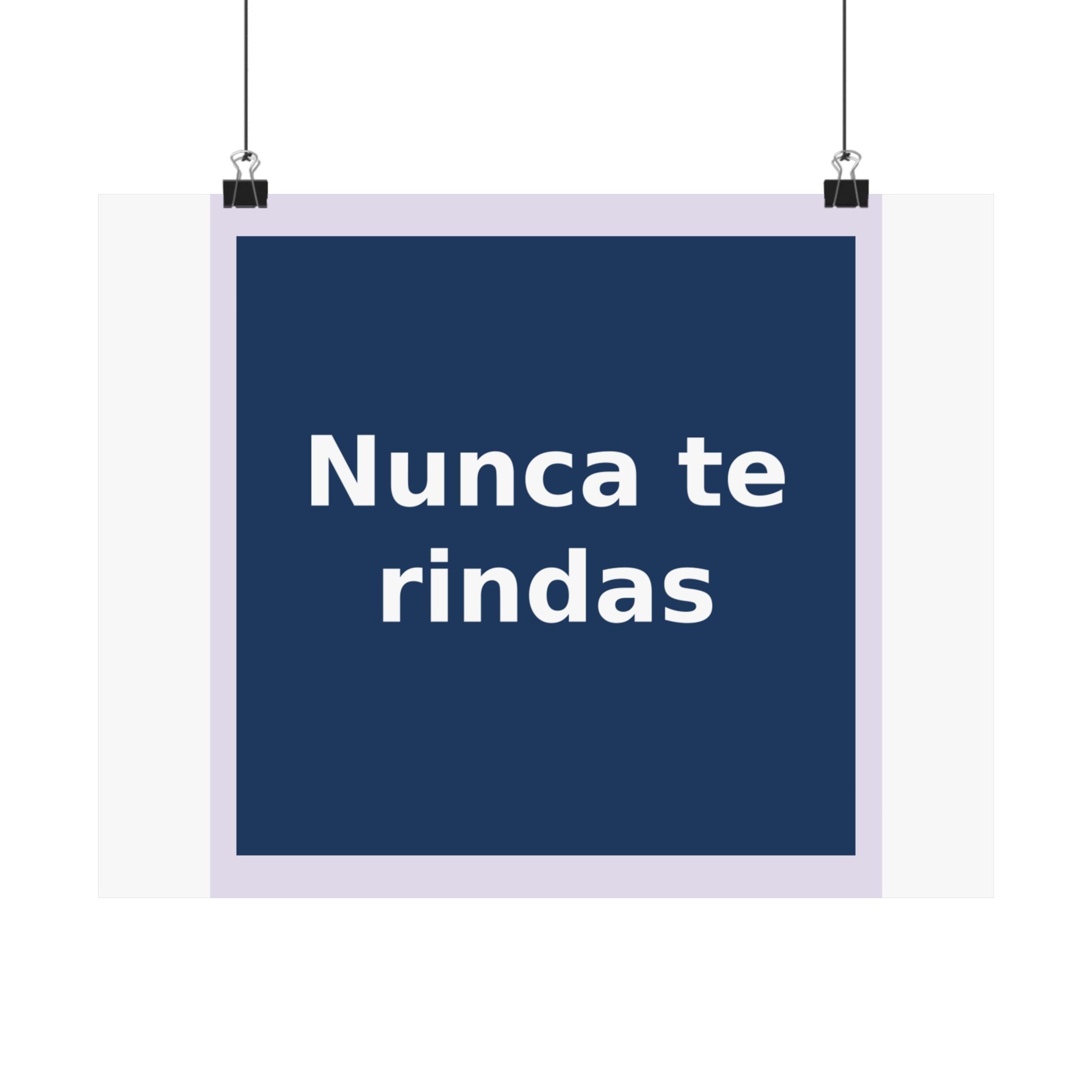 "Nunca te rindas" Black Cat Poster | College Girl Gift | Fashion | KayKay Classics