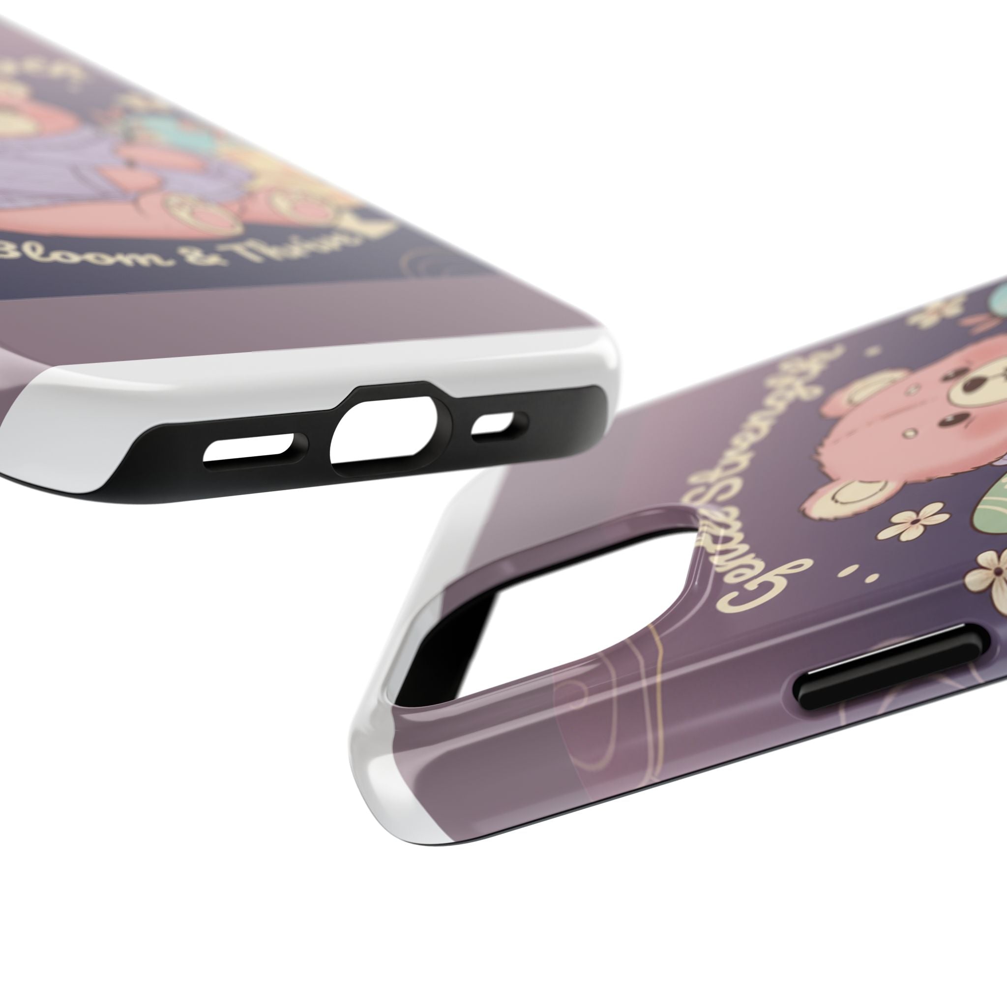 Bear Tough Phone Case – Gentle Strength Bloom Thrive