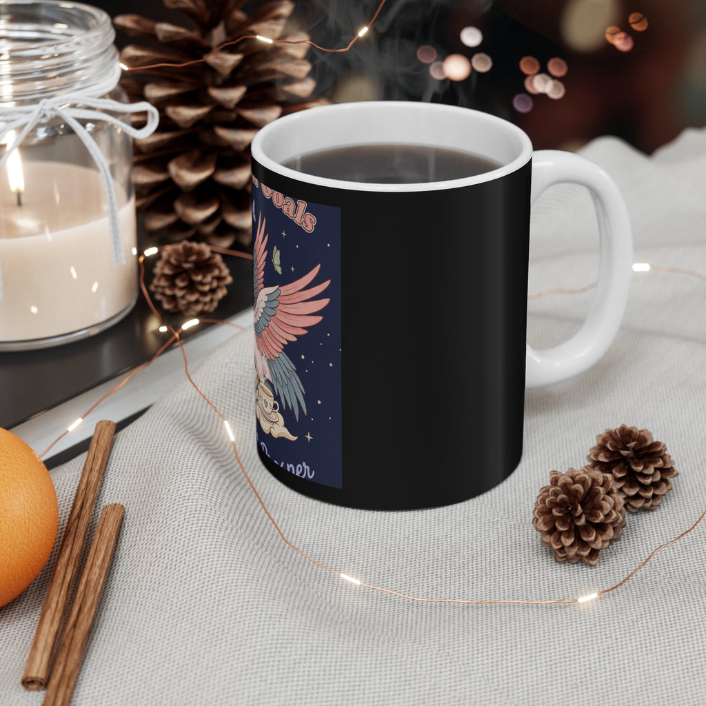 Crane Mug 11oz – Goals on Goals Bloom Prosper