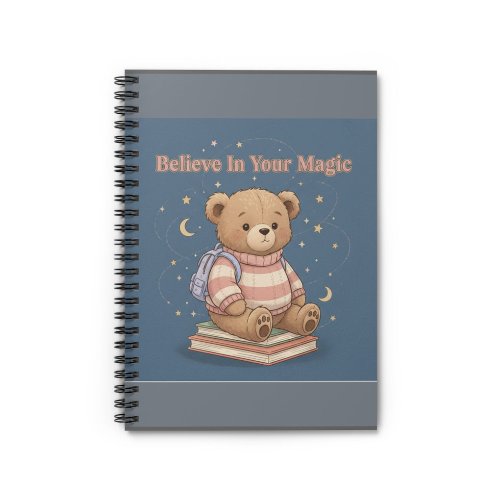 Bear Spiral Notebook – Believe in Your Magic