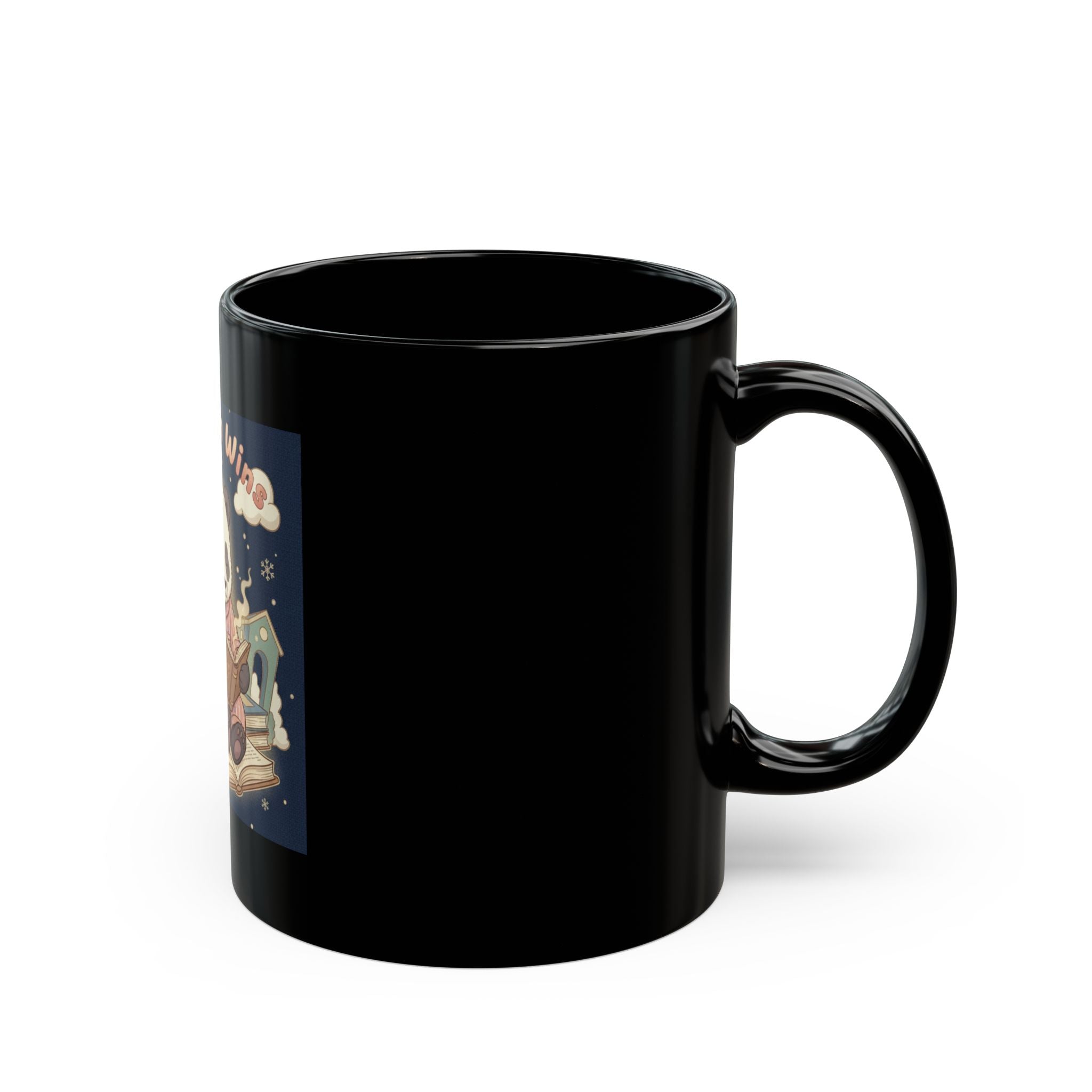 Bunny Black Mug 11oz – Most Fun Wins
