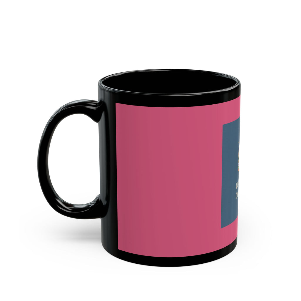 Bee Black Mug 11oz – Coffee and Confidence
