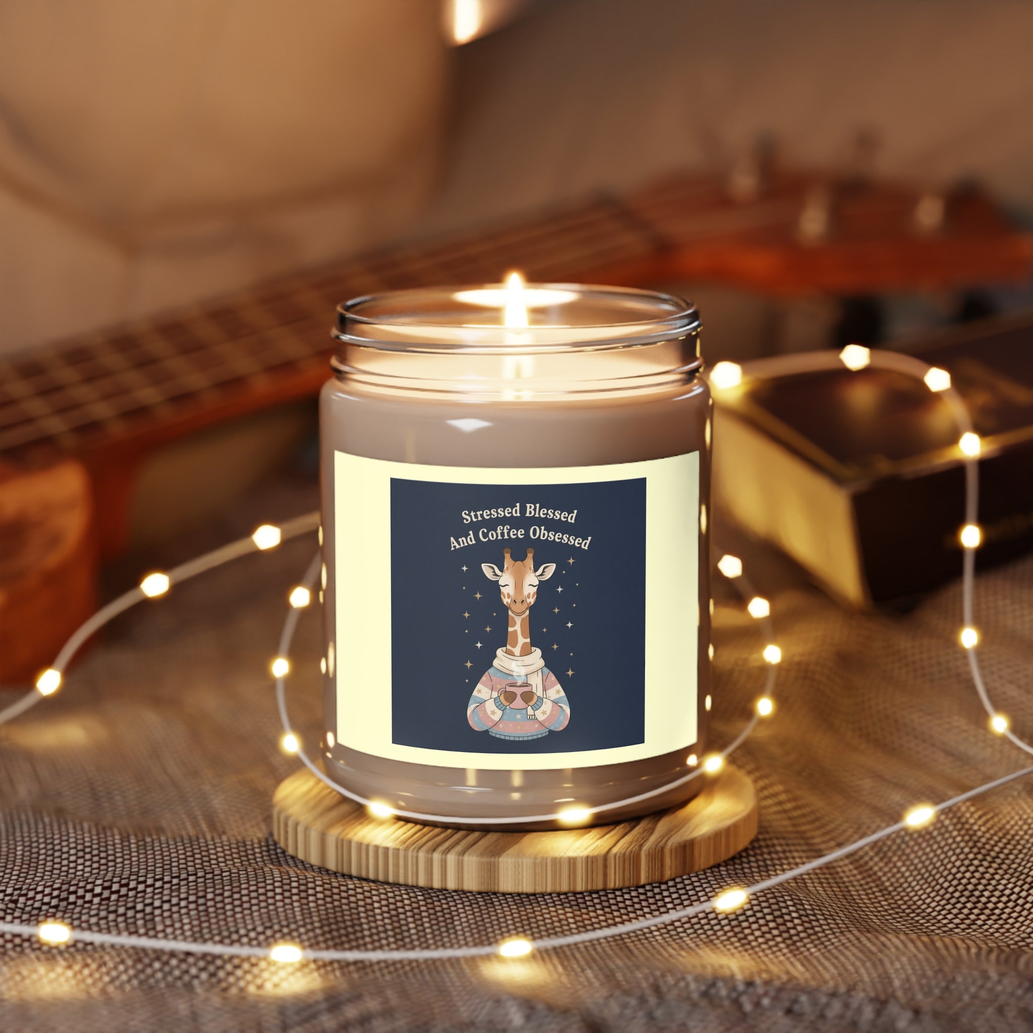 Bunny Scented Candle – Stressed Blessed and Coffee Obsessed
