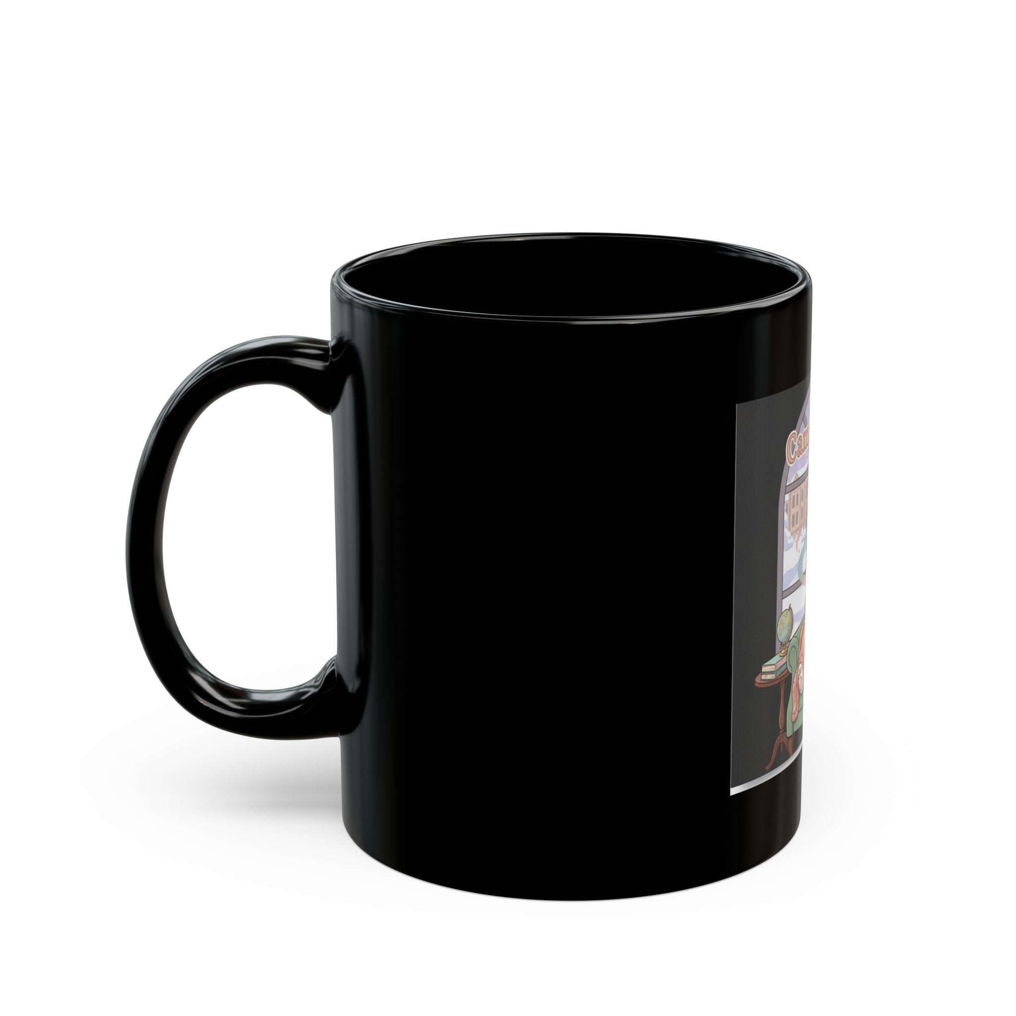 Bunny Black Mug 11oz – Campus Queen