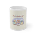 Big Brain Energy Cats Mug 11oz