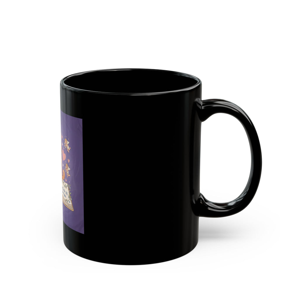 Con Todo Mi Corazón Cat Black Mug 11oz