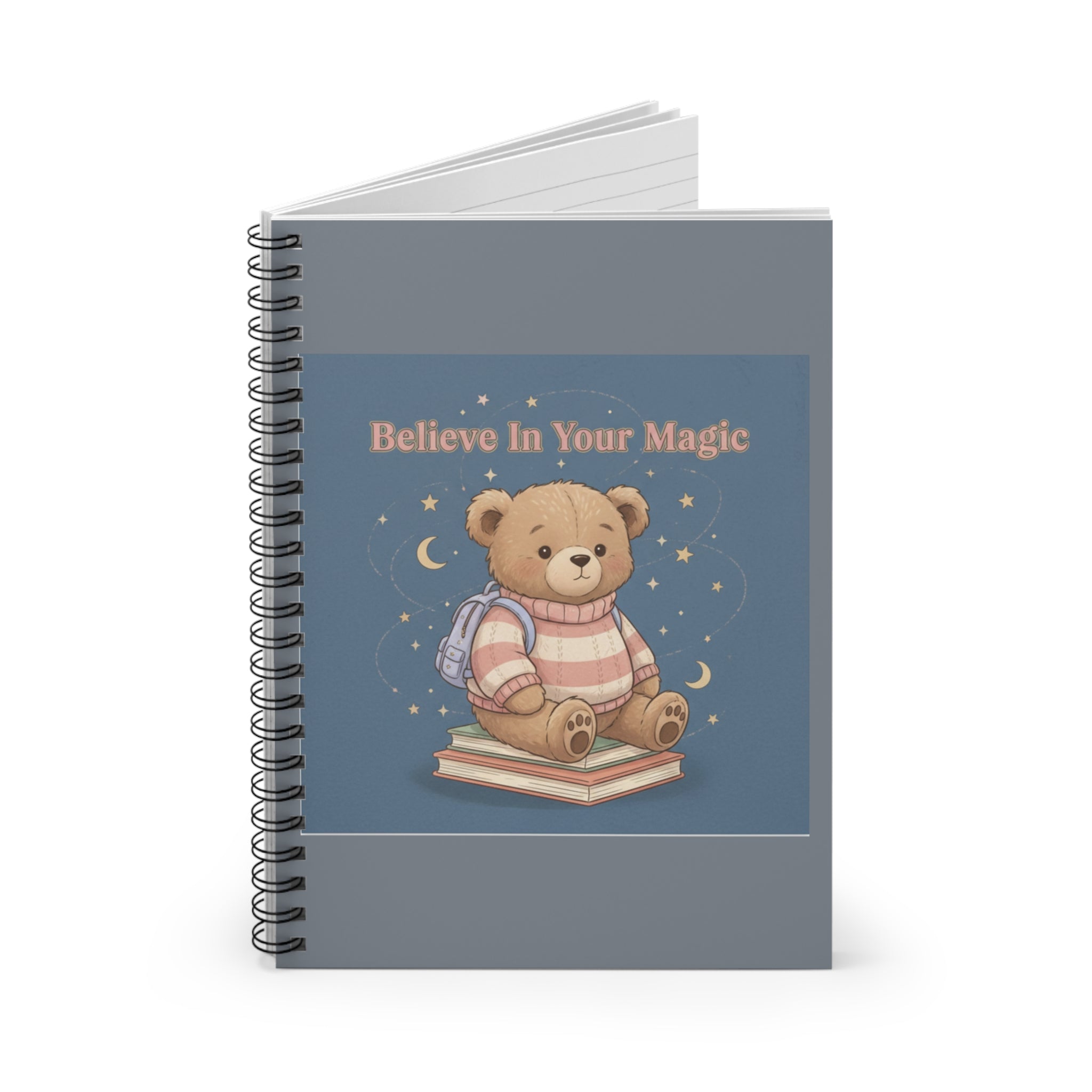 Bear Spiral Notebook – Believe in Your Magic