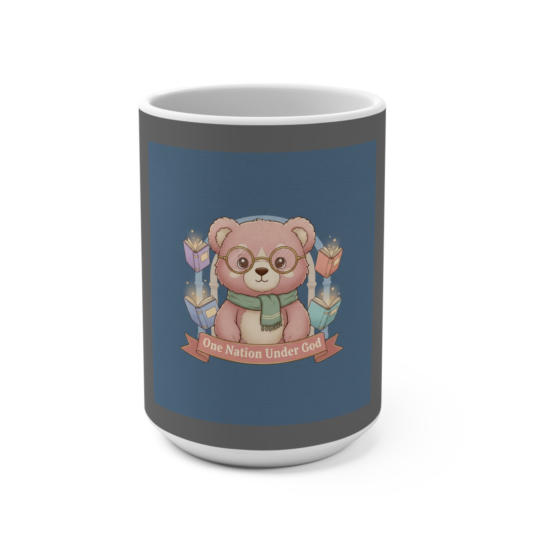 Bear Mug 15oz – One Nation Under God