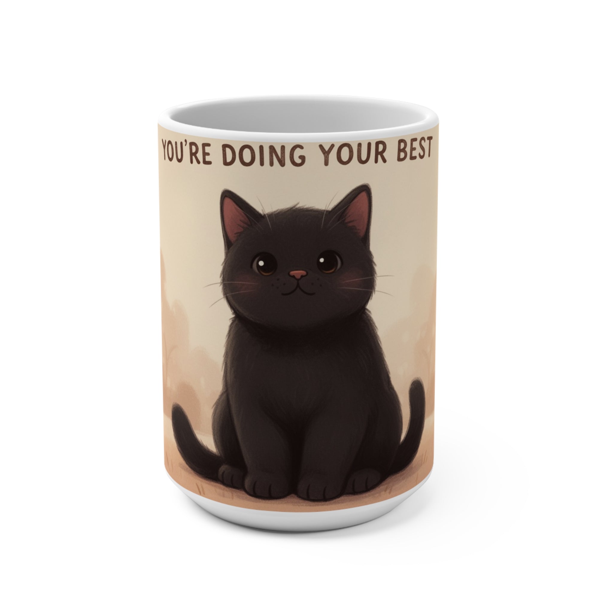 YOURE DOING YOUR BEST Cat Mug 15oz