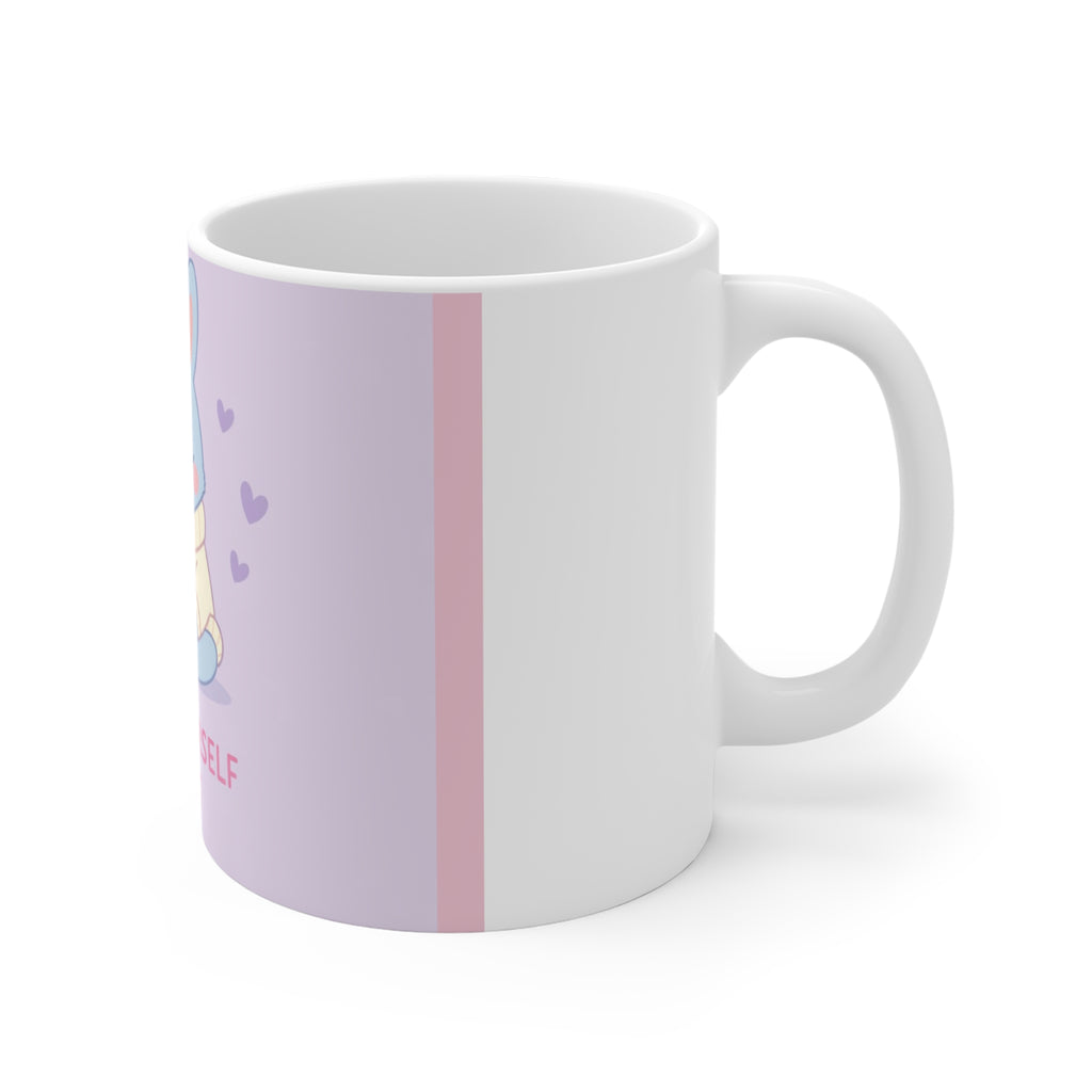 "LOVE YOURSELF FIRST" Black Cat Mug | Trendy Gift for Her | Drinkware | KayKay Classics