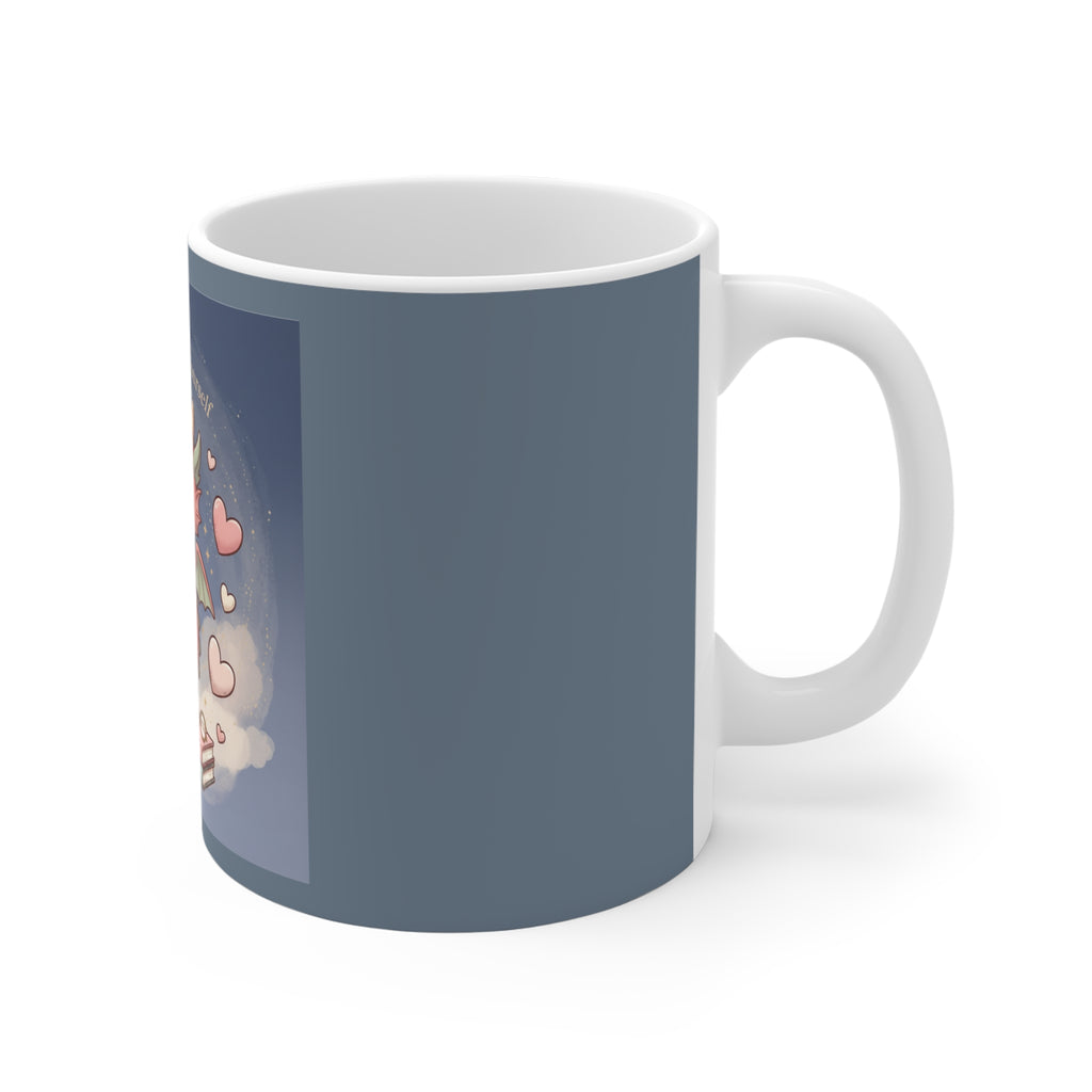 Cats With Glasses Mug 11oz – Be Gentle With Yourself